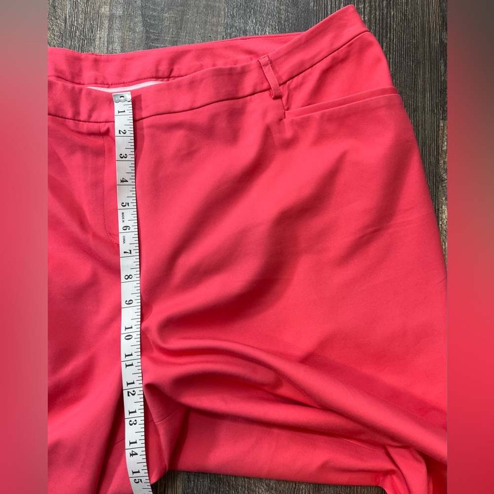 Lane Bryant Women's Plus Coral Ankle Pants Size 26 - Picture 8 of 10